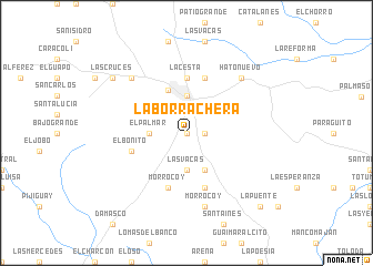 map of La Borrachera