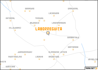 map of La Borreguita