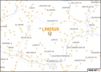 map of La Bosúa