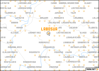 map of La Bosúa