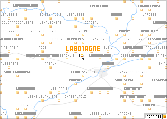 map of La Botagne