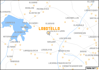 map of La Botella