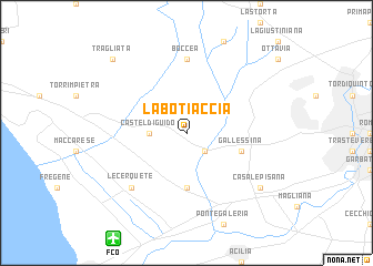 map of La Botiaccia