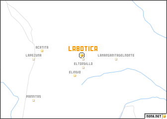 map of La Botica