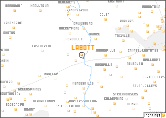 map of La Bott