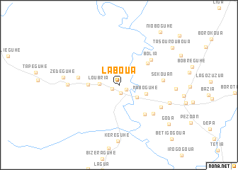 map of Laboua