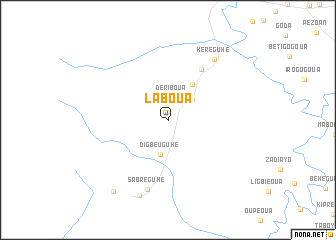 map of Laboua