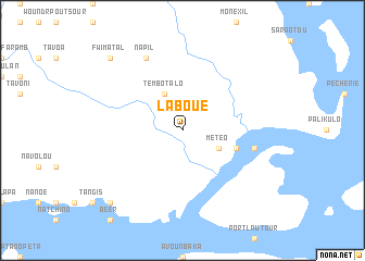 map of Laboué