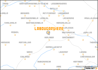 map of La Bougardière
