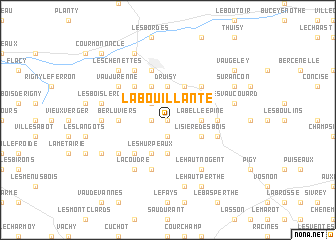 map of La Bouillante