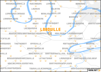 map of La Bouille