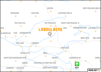 map of Laboulbène