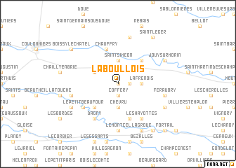 map of La Boullois