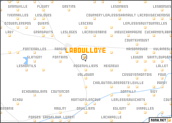 map of La Boulloye