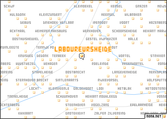 map of Laboureursheide