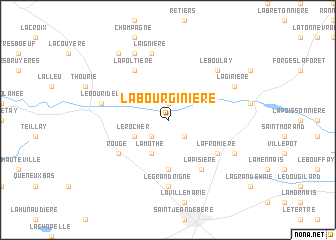 map of La Bourginière