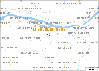 map of La Bourgonnière