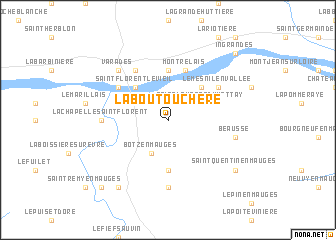 map of La Boutouchère