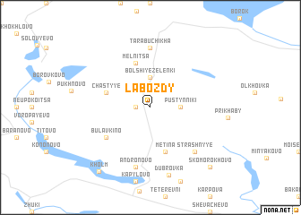 map of Labozdy