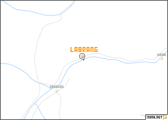map of Labrang