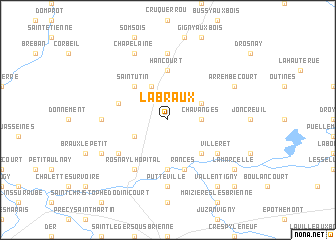 map of Labraux