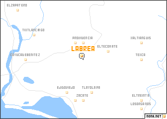 map of La Brea