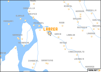 map of La Brea