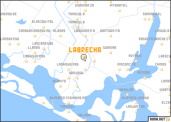 map of La Brecha