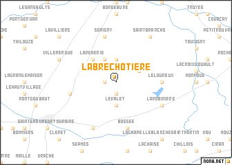 map of La Bréchotière