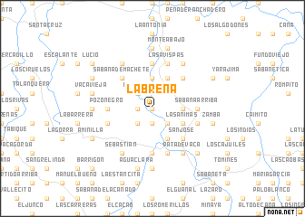 map of La Breña