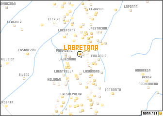 map of La Bretaña