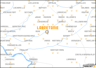 map of Labretonie