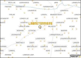 map of La Bretonnière