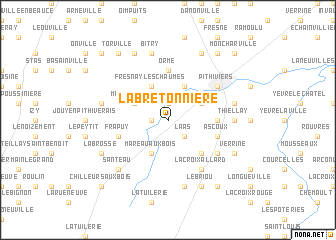 map of La Bretonnière