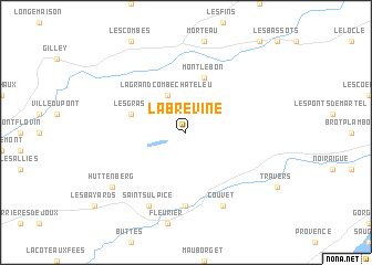 map of La Brévine