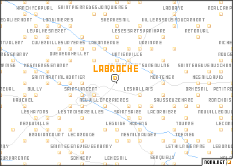 map of La Broche