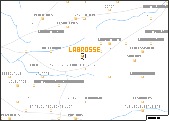 map of La Brosse