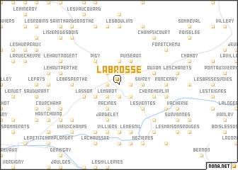 map of La Brosse