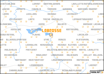 map of Labrosse