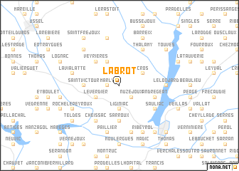 map of La Brot