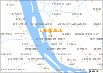 map of Labrousse