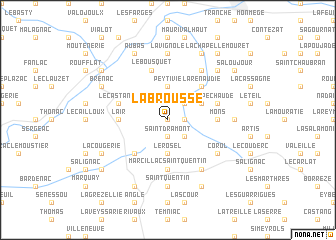 map of Labrousse