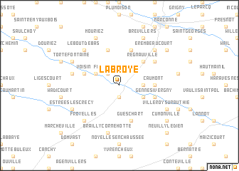 map of Labroye