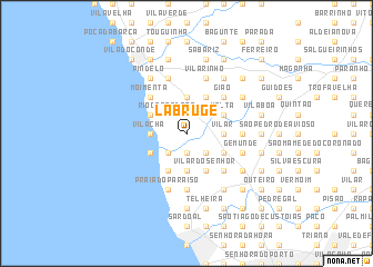 map of Labruge