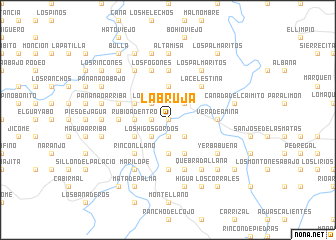 map of La Bruja