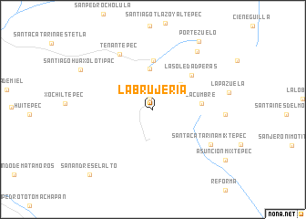 map of La Brujería