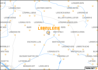 map of La Brûlerie