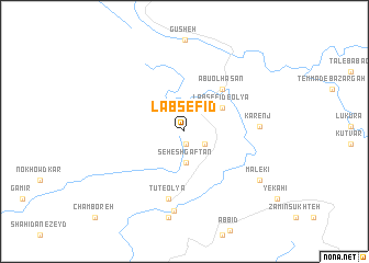 map of Lab Sefīd