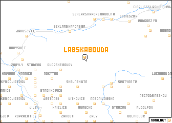 map of Labská Bouda