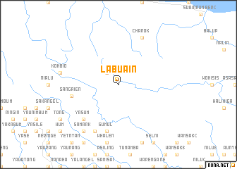 map of Labuain